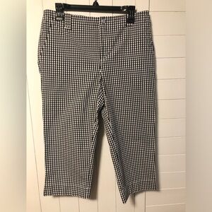 Lauren Active Black and White Checkered Pants